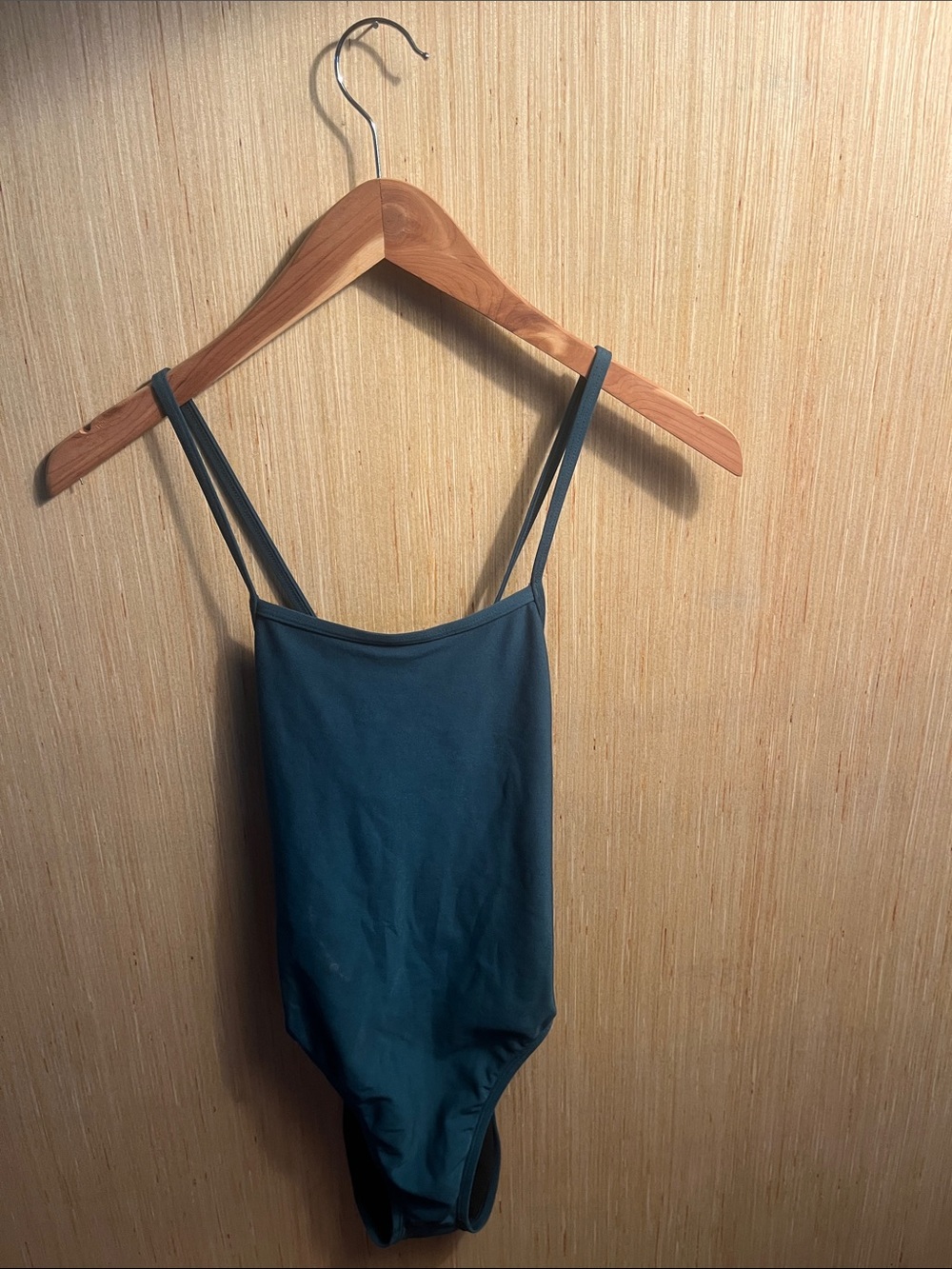 Jolyn Clothing Teal Double-Strap One-Piece Swimsuit